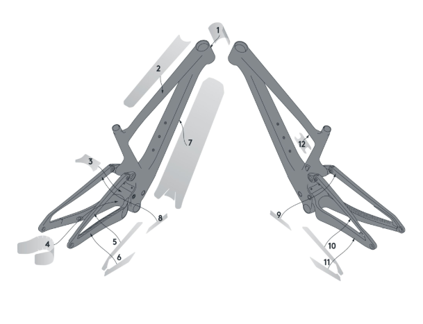 Kit Protezione Telaio Syncros Per Spark Carbon