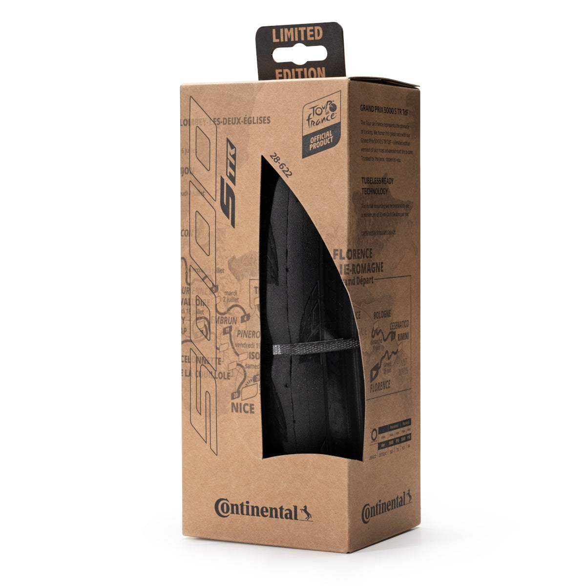 Continental Grand Prix 5000 Cubierta S TROUR DE FRANCE EDICIÓN LIMITADA 700X28C