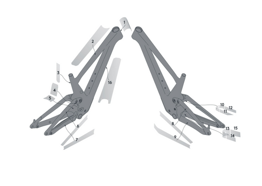 Kit de protección de cuadro de Syncros para Genius Carbon