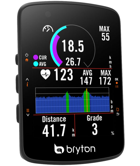 Bryton Rider 550D With CAD and HRM
