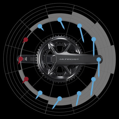 Shimano Ultegra-coach FC-R8100-P vermogensmeter