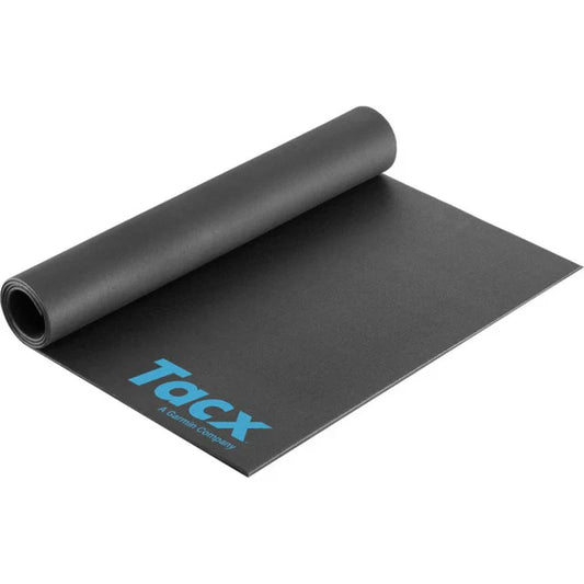 Tacx mat rolled up for smart trainers