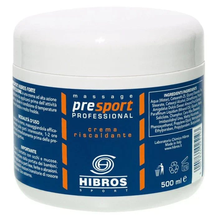 Crema Riscaldante Hibros Presport Media 500ml