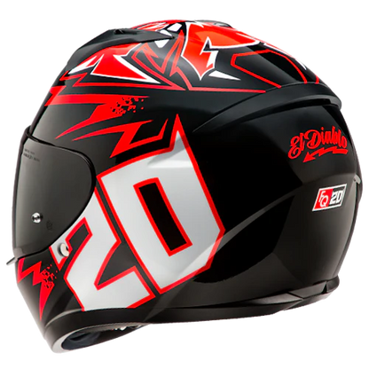 Casco de máscara Diablo HJC C10 completo