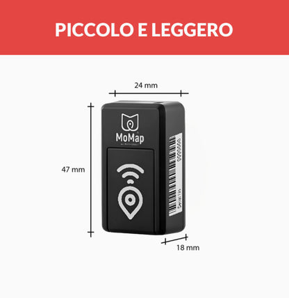 Localizzatore Satellitare MoMap Mini+Sim+1 Anno di accesso alla piattaforma MoMap