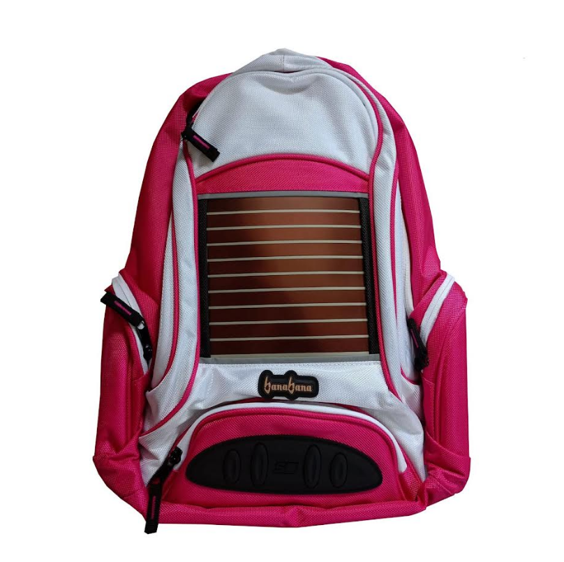 Mochila Banabana com painel solar de kit de energia incluído