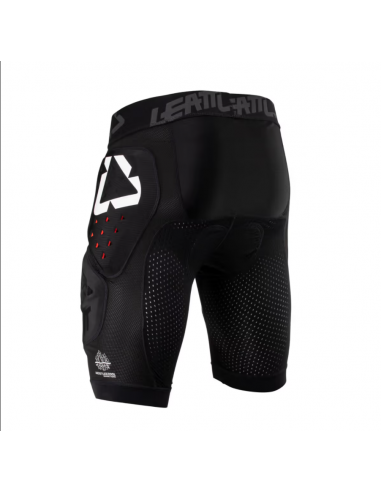 Leder 3DF 4.0 beskyttende shorts med lateral beskyttelse og dobbeltdensitetssag tilbage