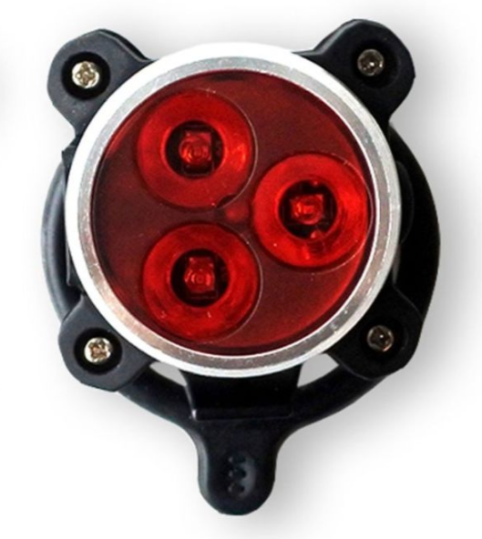 Rear light with rechargeable LED eleven to02r