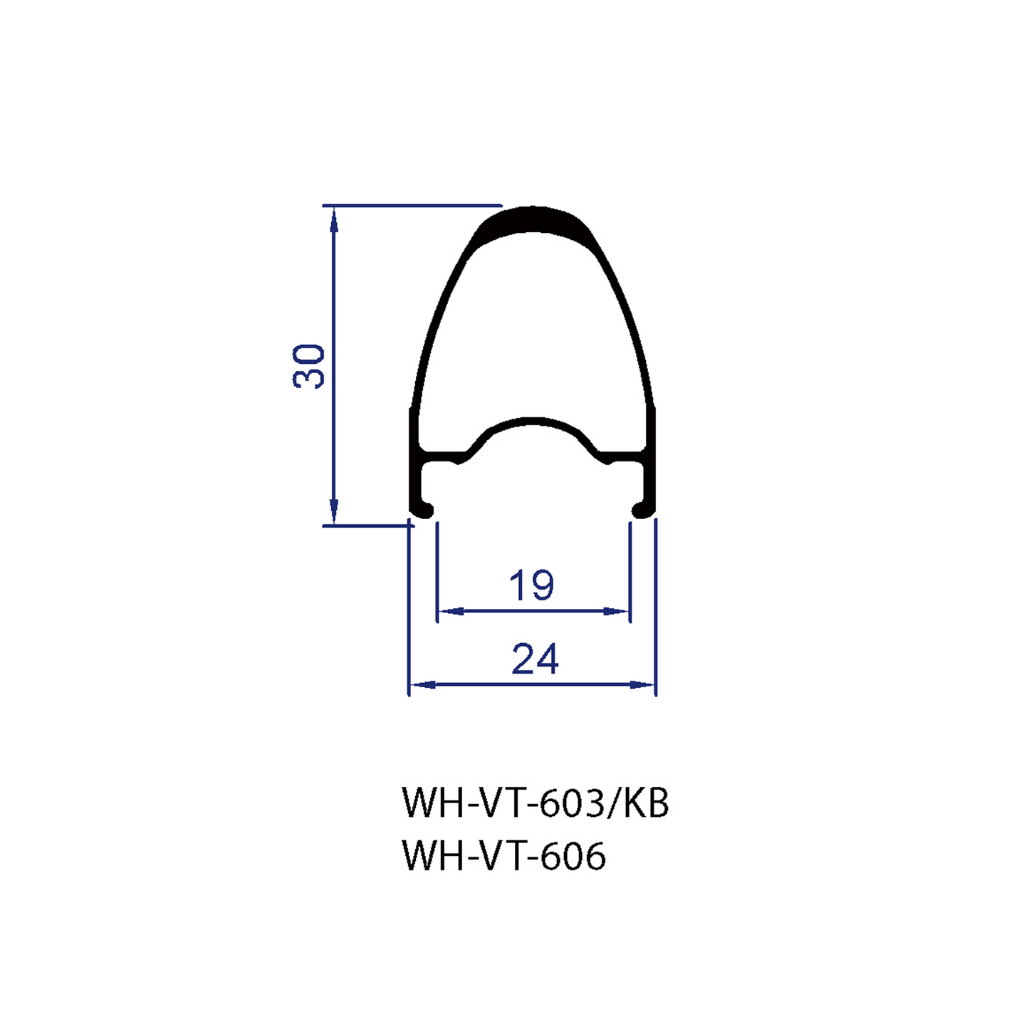 Ruote Vision Trimax 30 KB Rim Brake